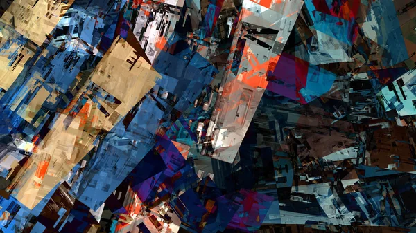 Психоделический Красочный Абстрактный Фон Цифровом Искусстве — стоковое фото