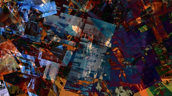 Fundo Abstrato Surreal Arte Digital — Fotografia de Stock