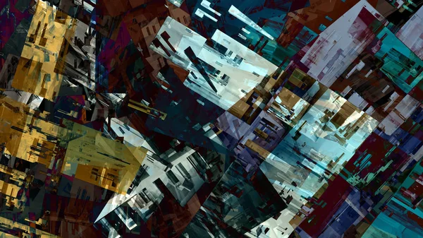 Kleurrijke Abstracte Achtergrond Digitale Kunst — Stockfoto