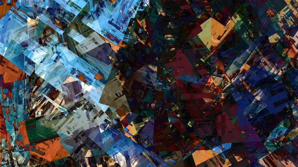 Psychedelic Renkli Arka Plan Dijital Sanat — Stok fotoğraf