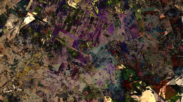 Psychedelische Kleurrijke Abstracte Achtergrond Digitale Kunst — Stockfoto