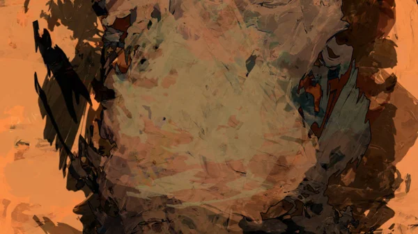 Psykedeliska Abstrakt Bakgrund Digital Konst — Stockfoto