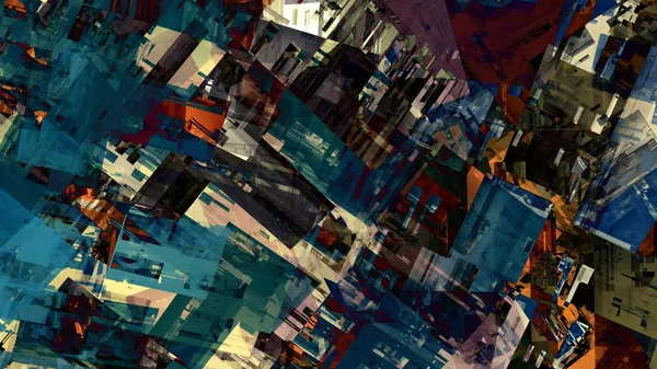 Psychedelisch Bunte Abstrakte Hintergrund Der Digitalen Kunst — Stockfoto
