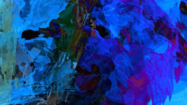 Psychedelisch Abstrakter Hintergrund Der Digitalen Kunst — Stockfoto