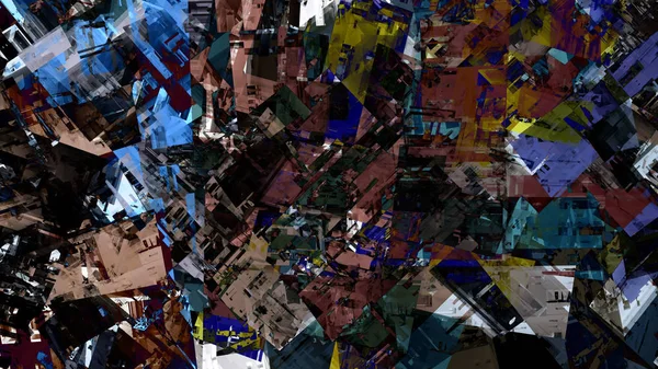 Барвистий Дивний Абстрактний Фон Цифровому Мистецтві — стокове фото