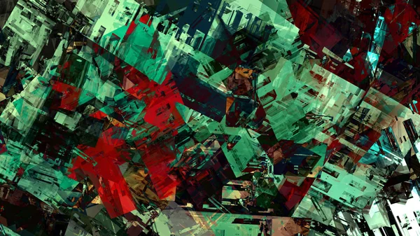Strukturierte Bunte Abstrakte Hintergrund Der Digitalen Kunst — Stockfoto