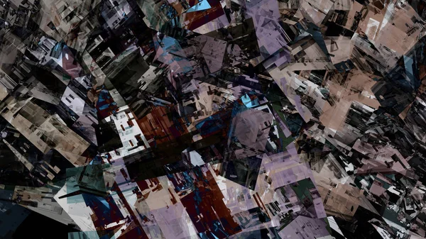 Красочный Странный Абстрактный Фон Цифровом Искусстве — стоковое фото