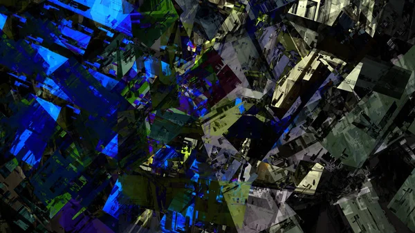Kleurrijke Abstracte Nacht Achtergrond Van Stedelijke Structuur Van Stad Digitale — Stockfoto