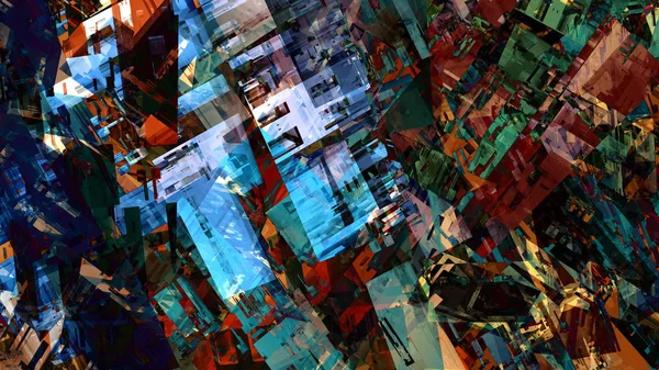 Surrealer Abstrakter Hintergrund Der Digitalen Kunst — Stockfoto