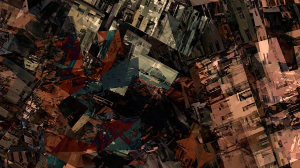 Красочный Абстрактный Фон Цифровом Искусстве — стоковое фото
