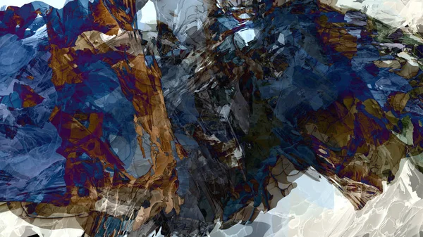Psychedelisch Abstrakter Hintergrund Der Digitalen Kunst — Stockfoto