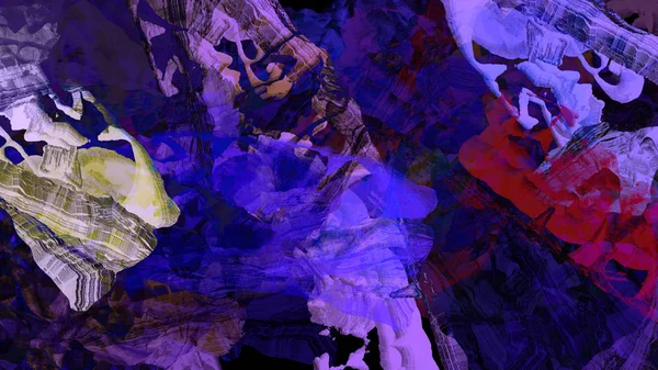 Gradiente Colorido Abstrato Fundo Arte Digital — Fotografia de Stock