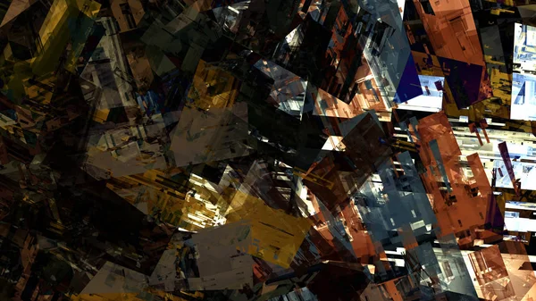 Міська Міська Структура Барвистий Абстрактний Фон Цифровому Мистецтві — стокове фото