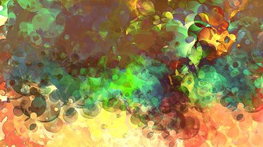 renkli psychedelic arka plan dijital sanat