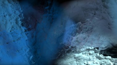 Buz soğuk kar manzara dağ doğa arka plan dijital sanat