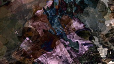 renkli psychedelic arka plan dijital sanat