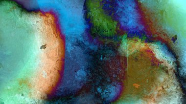 renkli psychedelic arka plan dijital sanat