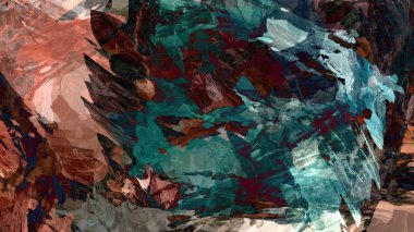 renkli jeolojik manzara psychedelic arka plan dijital sanat