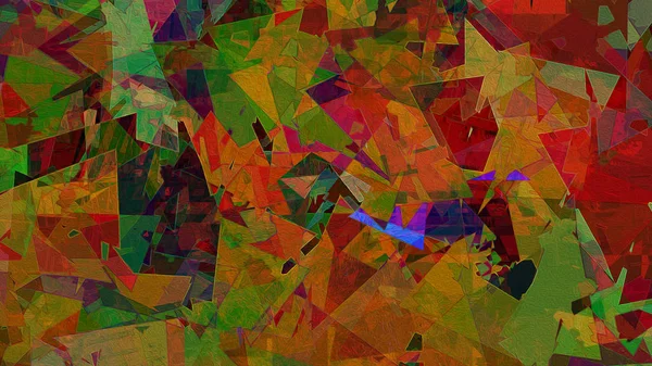 Kleurrijke Psychedelische Abstracte Achtergrond Digitale Kunst — Stockfoto