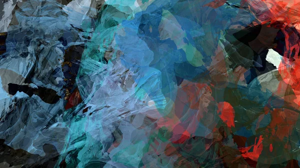 Барвистий Психоделічний Абстрактний Фон Цифровому Мистецтві — стокове фото