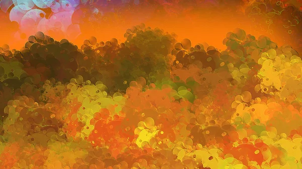 Красочный Психоделический Абстрактный Фон Цифровом Искусстве — стоковое фото