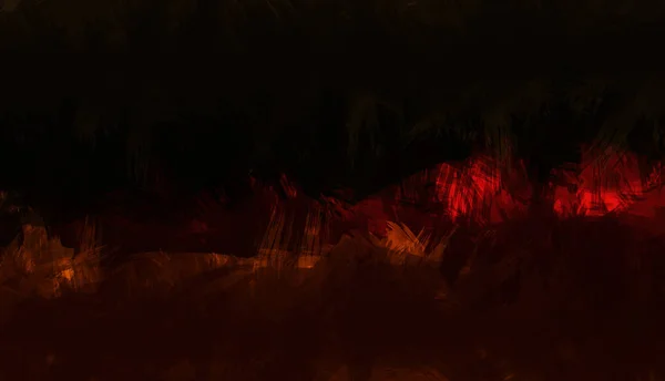 Fuego Noche Fondo Abstracto Arte Digital — Foto de Stock