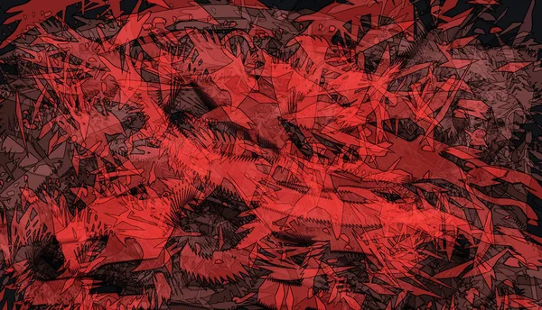 Abstrakti Kaoottinen Kuvio Tausta Digitaalisessa Taiteessa — kuvapankkivalokuva