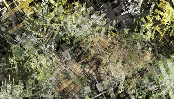 Abstracte Geometrische Achtergrond Digitale Kunst — Stockfoto