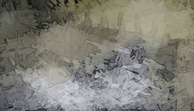 garip arka plan illüstrasyon dijital sanat