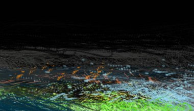 garip arka plan illüstrasyon dijital sanat