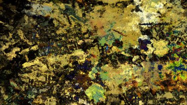 Dijital arazi yüzey pas hareketi renkli resimde