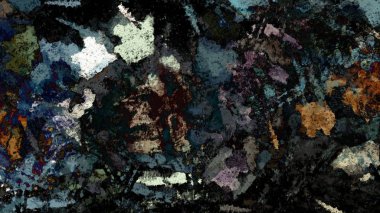 Dijital arazi yüzey pas hareketi renkli resimde