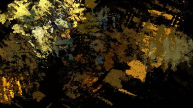 Dijital arazi yüzey pas hareketi renkli resimde