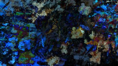 Dijital arazi yüzey pas hareketi renkli resimde