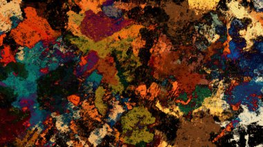 Dijital soyut renkli resimde arka plan