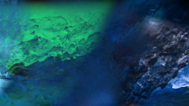 Dijital arazi yüzey pas hareketi renkli resimde