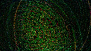 yapı ve biçimlerle soyut sanatsal arka plan, dijital sanat