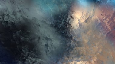 Dijital arazi yüzey pas hareketi renkli resimde