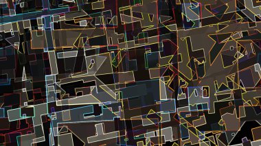 renkli kavramsal arka plan dijital soyut çizimi