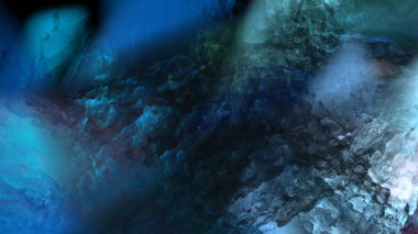 Dijital arazi yüzey pas hareketi renkli resimde