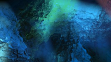 Dijital arazi yüzey pas hareketi renkli resimde