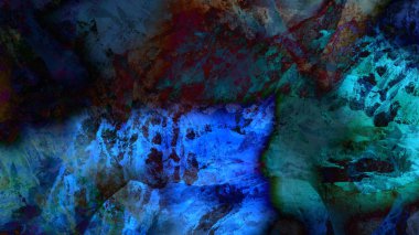 dijital renkli resimde, soyut arazi arka plan