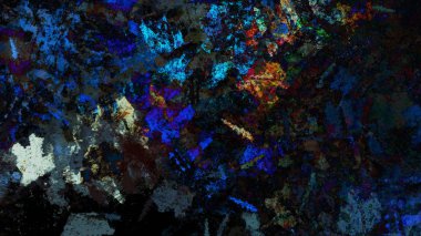 Dijital arazi yüzey pas hareketi renkli resimde