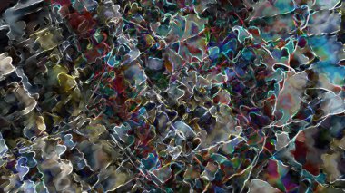 Dijital arazi yüzey pas hareketi renkli resimde