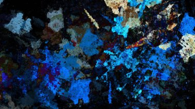 Dijital arazi yüzey pas hareketi renkli resimde