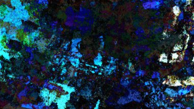 Dijital arazi yüzey pas hareketi renkli resimde