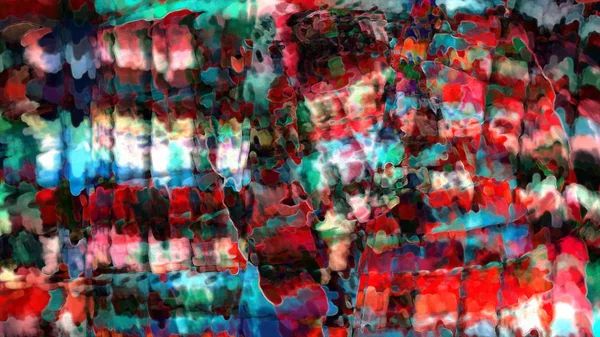 Digital Terreno Superfície Ferrugem Movimento Colorido Ilustração — Fotografia de Stock