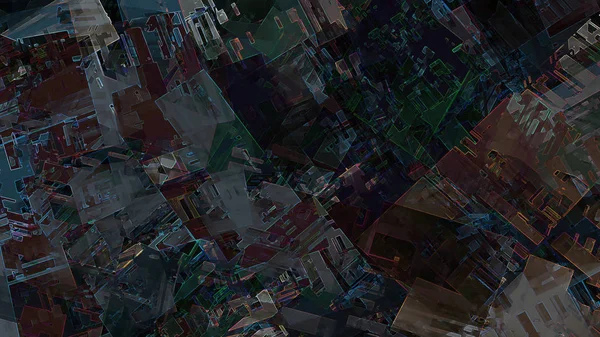 Cyfrowy Ilustracja Kolorowy Streszczenie Tło Strukturalne — Zdjęcie stockowe