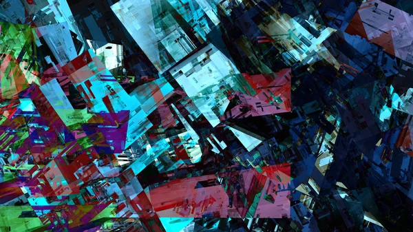 Цифровой Абстрактный Красочный Фон Иллюстрации — стоковое фото