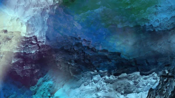 Dijital arazi yüzey pas hareketi renkli resimde